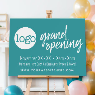 Grand Opening Advertisement - Add Logo and Details Foam Board