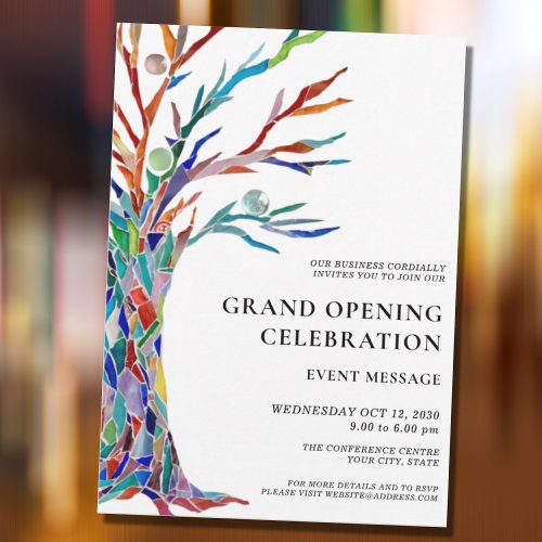 Grand Opening Business  Invitation