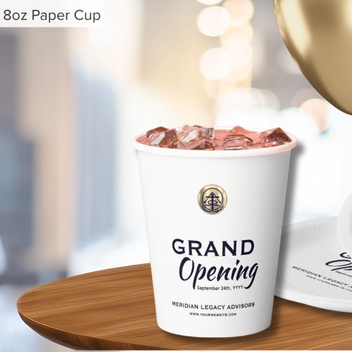 Grand Opening Event Paper Cups