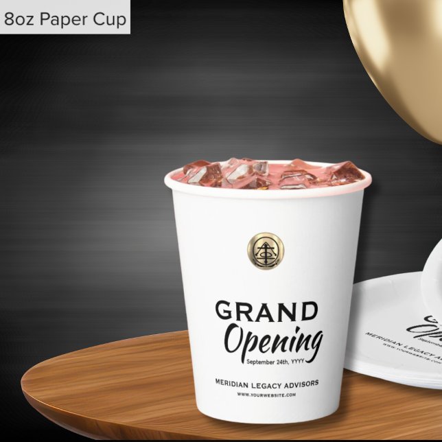 Grand Opening Event Paper Cups (Creator Uploaded)