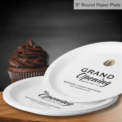 Grand Opening Event Paper Plates - Product | North Red Vine