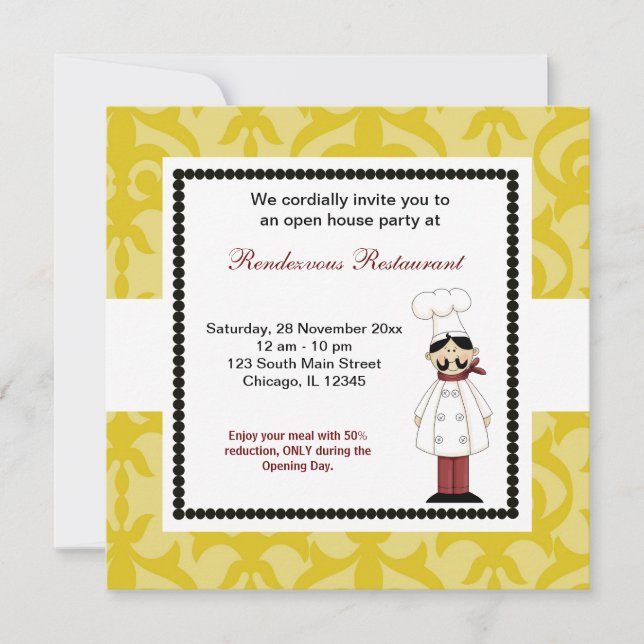 Grand Opening Invitation (Front)