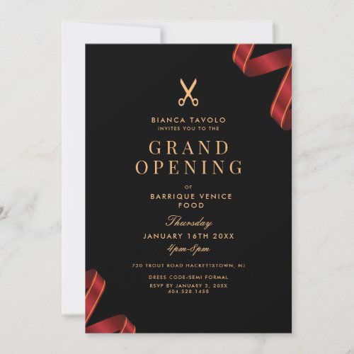 Grand Opening Invitation