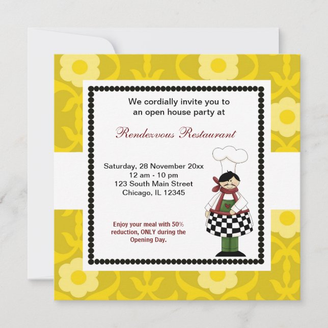 Grand Opening Invitation (Front)