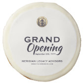 Grand Opening Launch Event Logo Sugar Cookie (Front)