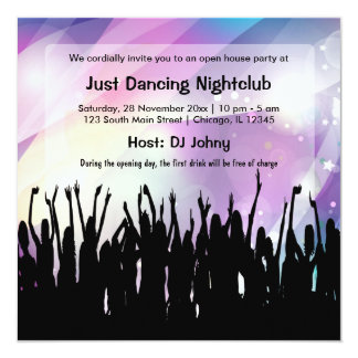 Nightclub Invitations & Announcements | Zazzle