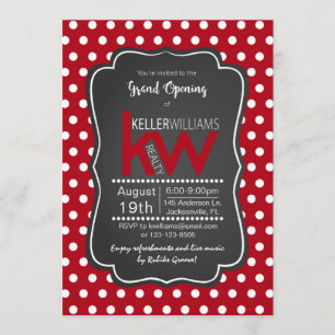 Grand Opening Open House Party Event Invitation