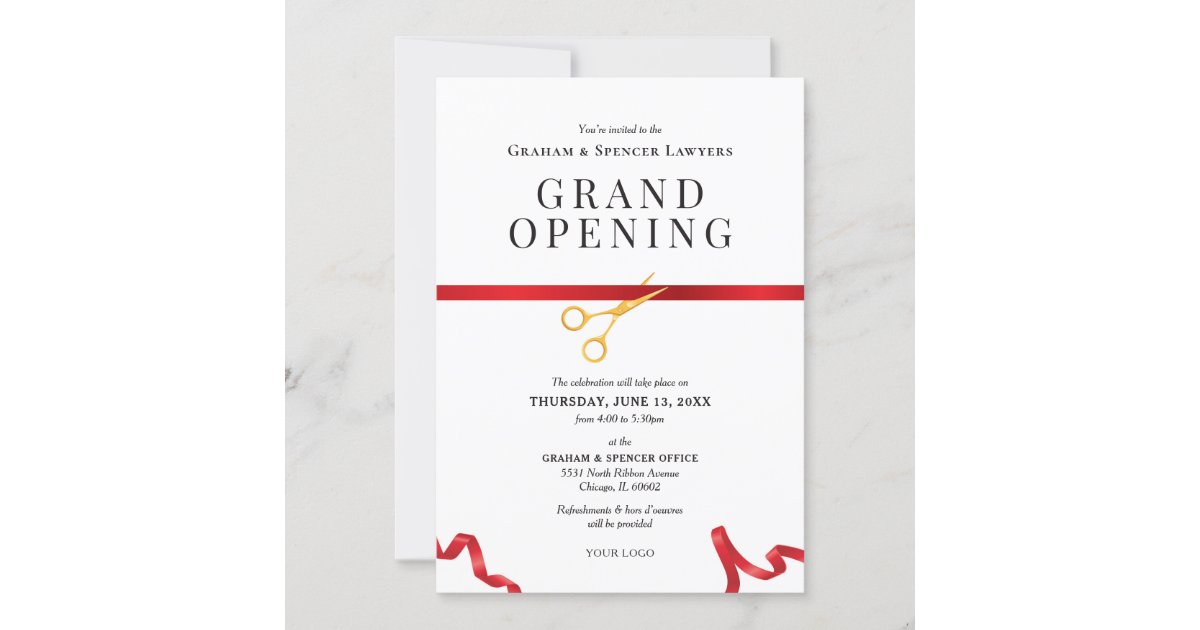 Opening Ceremony Invitation Card: A Perfect Way to Set the Tone