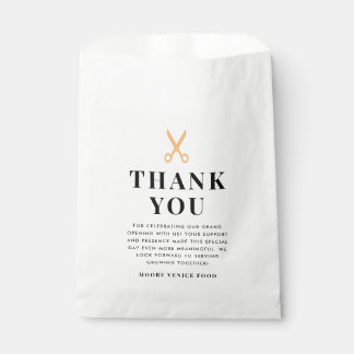 Grand Opening Ribbon Cutting Favor Bag