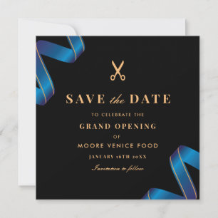 Grand Opening Ribbon Cutting Save the Date Card