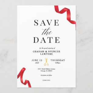 Grand Opening Save the Date Invitation