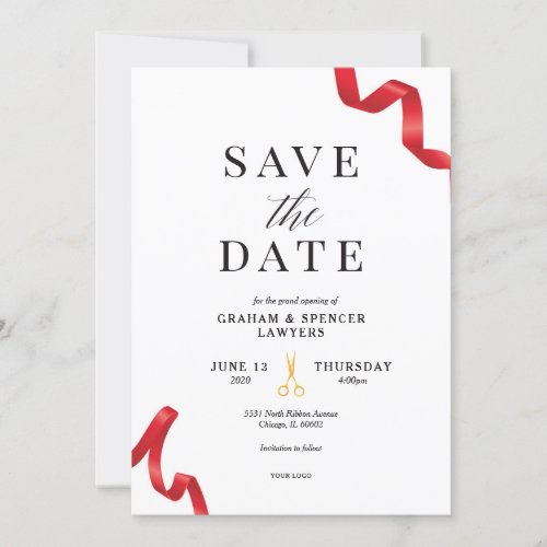 Grand Opening Save the Date Invitation