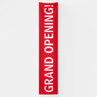 Grand Opening Banner-Red