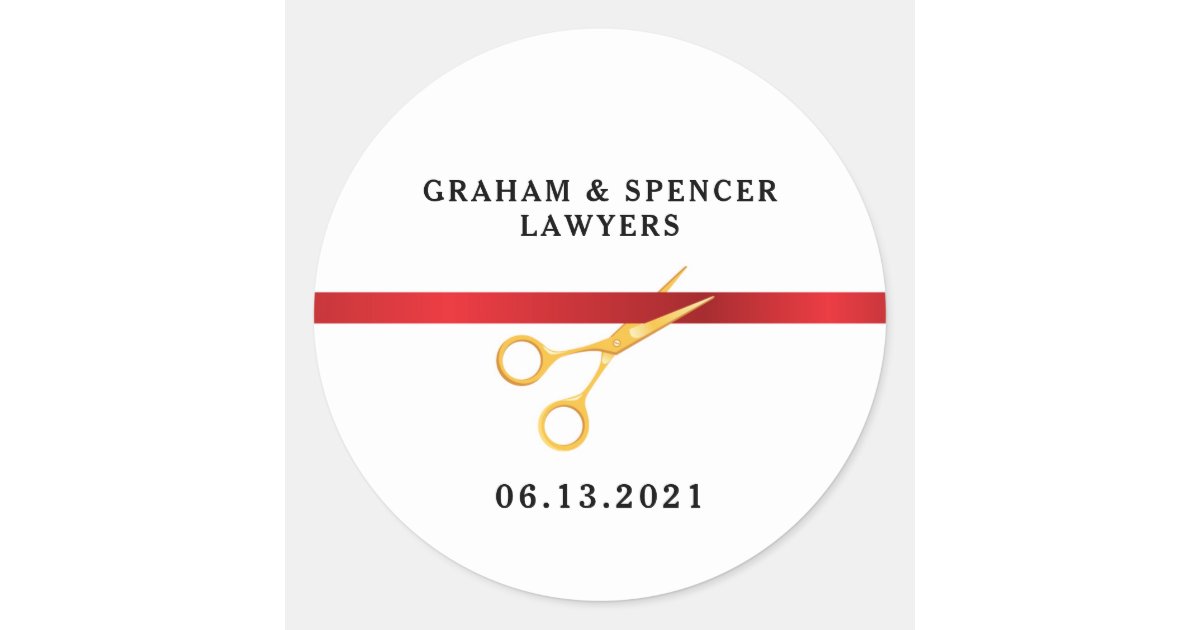 Opening Date Sticker Grand Opening Sticker | Zazzle