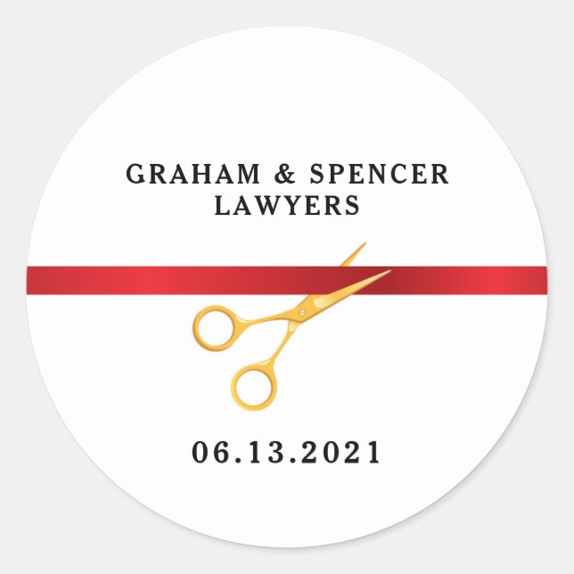 Grand Opening Sticker (Front)