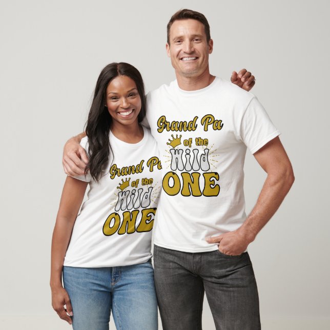 Grand Pa Of The Wild One T-Shirt (Unisex)
