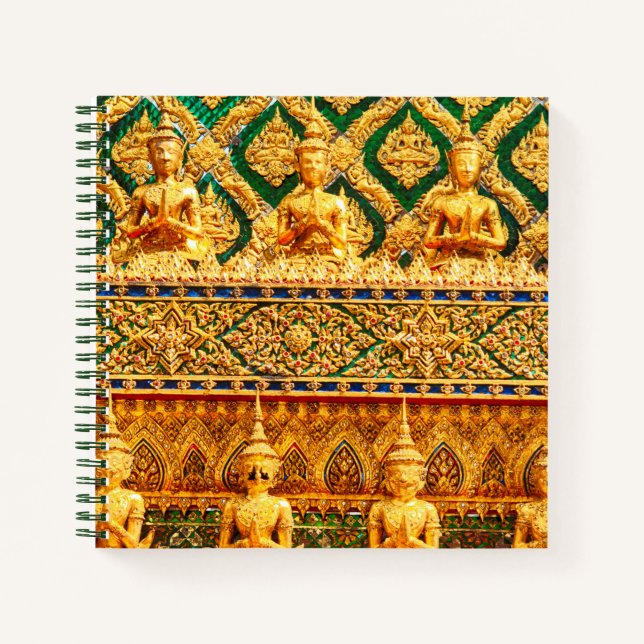 Grand Palace In Bangkok, Thailand Notebook (Front)