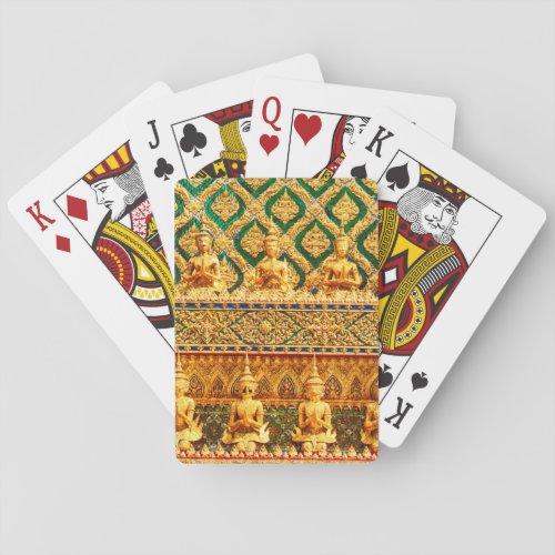 Grand Palace In Bangkok Thailand Playing Cards