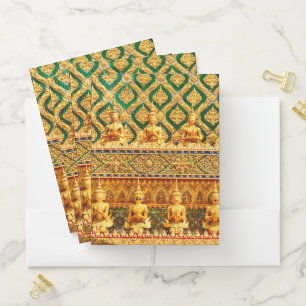Grand Palace In Bangkok, Thailand Pocket Folder