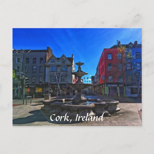 Grand Parade Cork Ireland Postcard