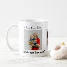 Grand Parents Funny Personalized 3Photo