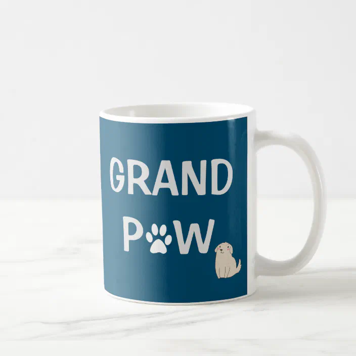 Download Grand Paw Grandfather Dog Grandpa Father S Day Coffee Mug Zazzle Com