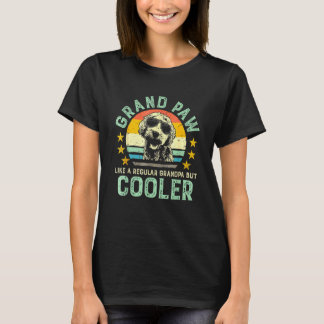 Grand Paw Like Regular Grandpa But Cooler Doodle   T-Shirt