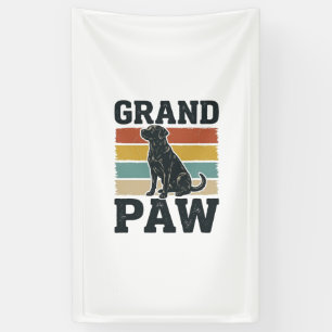 Grand Paw Vintage Dog Grandpa Shirt Design_1 Banner