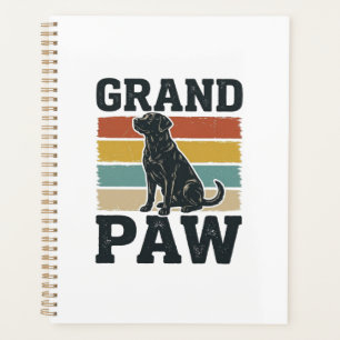 Grand Paw Vintage Dog Grandpa Shirt Design_1 Planner