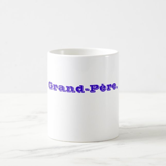 "Grand-Père" grand-père tasse de café Coffee Mug (Center)