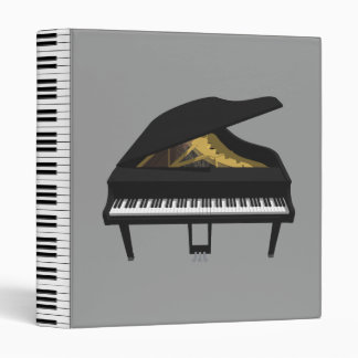 Grand Piano 3D Model: Custom Binder