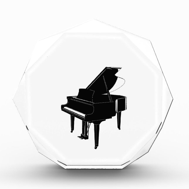 Grand Piano Acrylic Award (Front)