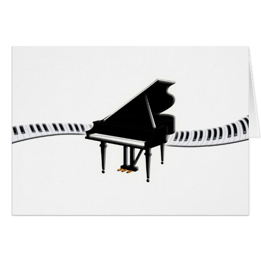 Grand piano and Keyboard (Front Horizontal)