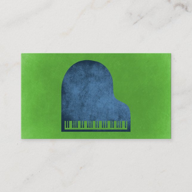 Grand Piano Blues Business Card (Front)