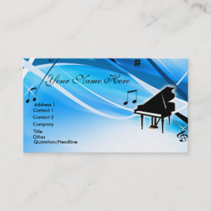 Grand Piano Business Card