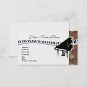 Grand Piano Business Card (Front/Back)