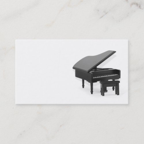 Grand piano business card