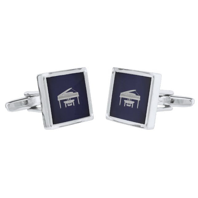 Grand Piano Cufflinks (Angled)
