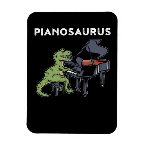 Grand Piano Gift Kids Pianist Dinosaur Music Piano Magnet