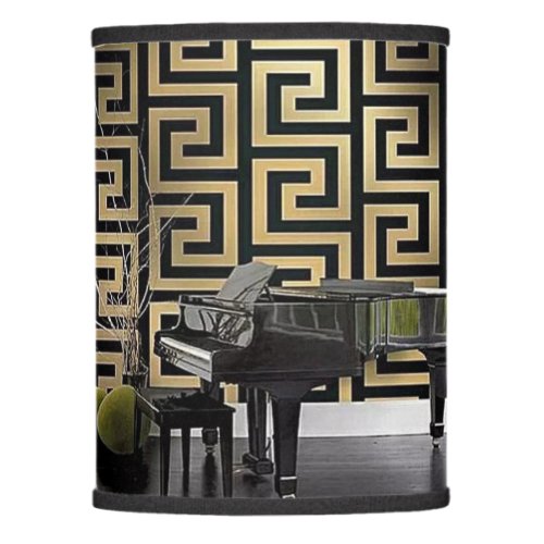 Grand Piano Greek Key Classical Lamp Shade