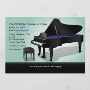Grand Piano Invitation
