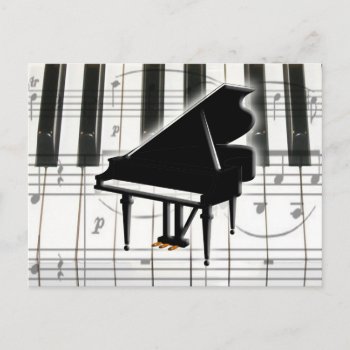 Grand Piano Keyboard & Notes by dreamlyn at Zazzle