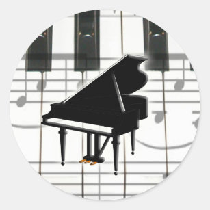 Baby Grand Piano Stickers - 12 Results