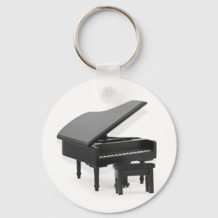 Grand piano keychain