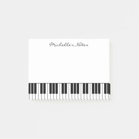 Grand Piano Keys Post It Notes For Pianist