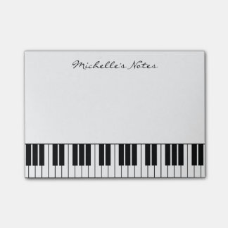 Grand piano keys post it notes for pianist