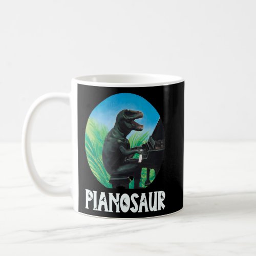 Grand Piano  Kids Pianist  Dinosaur Music Piano  Coffee Mug