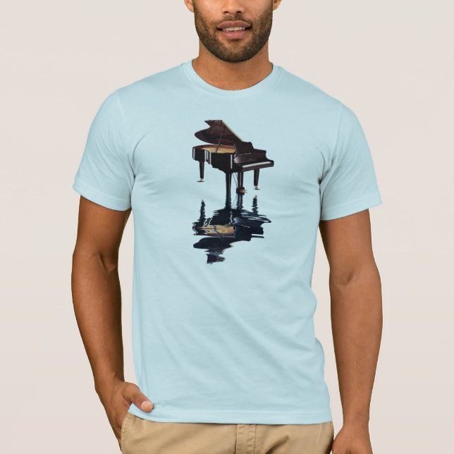 GRAND PIANO Music Lover T-Shirt (Front)