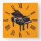 Grand Piano Music-Lover's Wall Clock