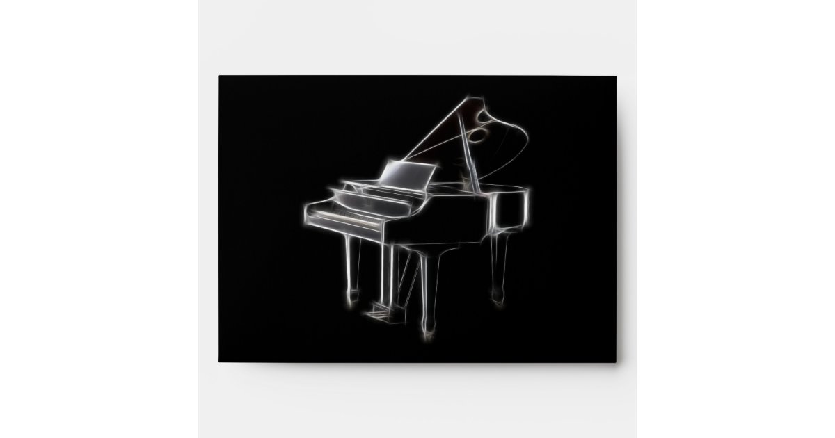 Grand Piano Musical Classical Instrument Envelope | Zazzle